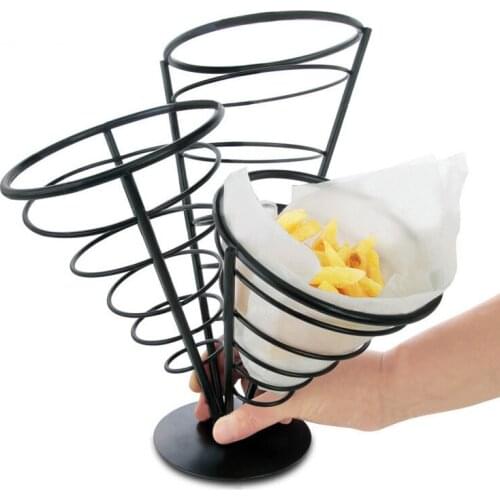 French fries basket cafe bar KTV fried chicken snack rack taco chips popcorn coffee tableware egg ice-cream cone shaped shelf