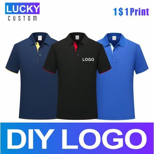 Summer Classic Polo Shirt Men Cotton Solid Short Sleeve Tee Shirt Breathable Camisa Masculina Polo Hombre Jerseys Golftennis 3XL