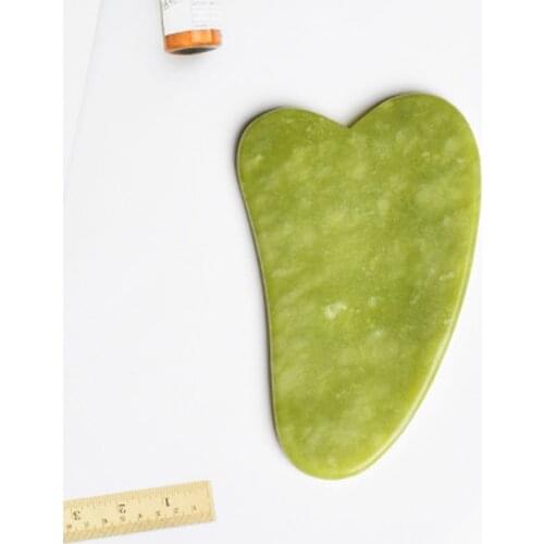 Jade Guasha Massage Board Natural Stone Face Massager Scraper Beauty Tool Health Care Scraping Plate Lose Weight Massager