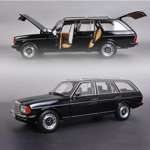 1:18 Scale 1982 Luxury 200T S123 Station Wagon Alloy Car Model Simulation Metal Diecast Toy for Collection Gift Souvenir Display