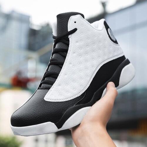 New Winter High Top Ankle Boots Men Trending Casual Shoes Men Outdoor Lightweight Basketball Sneakers Breathable Big Size 39-46
