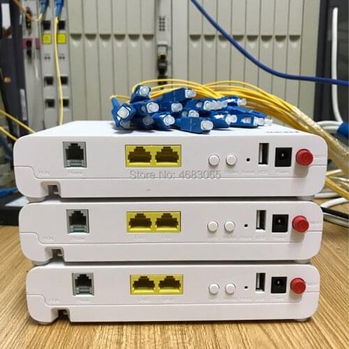 Original New GPON ONU ONT ZTE F612W 1GE+ 1FE+ 1TEL+ Wifi English Firmware ZXHN F612W Router, SIP or H.248 protocol