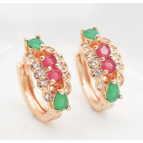 12 styles Vintage Hoop Earrings for Women Gold Filled Pattern Earring Big Round Circle Metal Geometric Earrings Trendy Jewelry