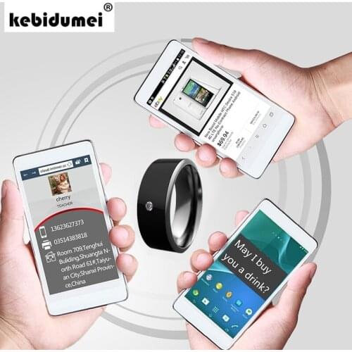 Kebidumei Smart Ring Wear Jakcom MJ02 New technology Magic Finger NFC Ring For Android Windows NFC Mobile Phone wholesale