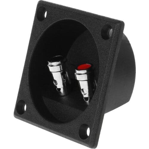 Terminal Cup Connector 270 Parts Express Double Binding Posts Twist Gold Banana Jacks Recessed Subwoofer Speaker Box Enclosure