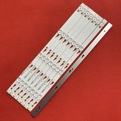 LED backlight strip 4 lamp for TCL 43'' TV 0EM43LB01-3030-V0.2 4C-LB430T-ZM1 L43F3800A 43F2800A