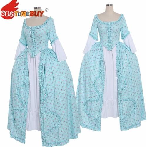 Costumebuy Tudor Marie Antoinette Rococo Gown Antoinette Baroque Victorian Women Maiden Ball Gown Princess Dress Custom Made