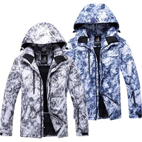 -35 Winter Warm Mens Snow Wear Jackets Snowboarding Suit Skiing Clothing 10K Waterproof Windproof Costumes Ski Cost For Male