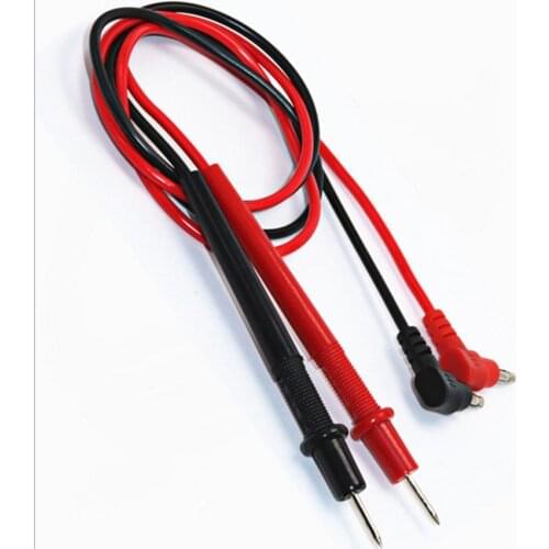 1 Pair Multimeter Test Pen Thin Copper Needle, Banana Head Socket 1000V 10A Test Leads Probe for Universal Digital Multimeter