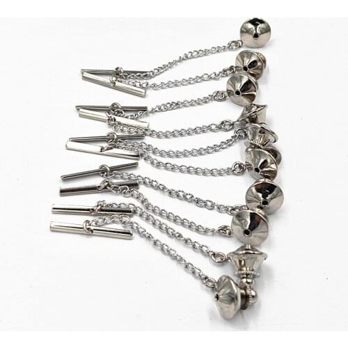 10/50pcs/set Pin back Tray Base Back Brooch Badges Accessories Claspa with Clutch Back Gold and Silver for DIY Jewelry Making