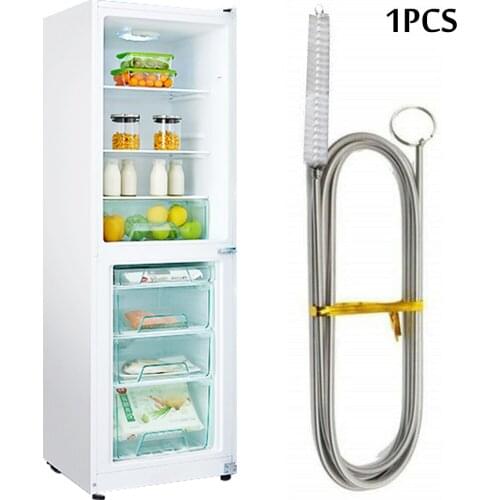 155cm Long Flexible Refrigerator Scrub Brush Water Dredging Tool Cleaning The Water Tubing Hose Cleaning Brush