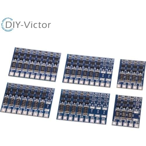 3S 4S 5S 6S 7S 8S 4.2v li-ion balancer board 18650 li-ion balncing full charge battery balance board