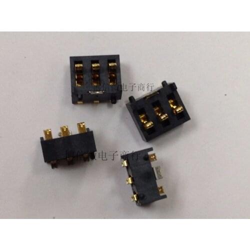 40pcs 6.0MM height Battery Holders 3P battery connector