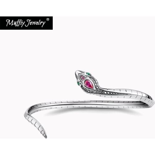 Bangles Bracelets Mysterious Snake 925 Sterling Silver 2021 Spring Brand New Fine Jewelry Europe Style Bijoux Gift For Women