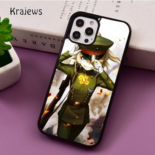 Saga Of Tanya The Evil Movie phone Case For iPhone 5 SE 2020 6S 7 8 Plus 12 mini 11 Pro X XR XS Max Samsung S9 S10 coque Cover