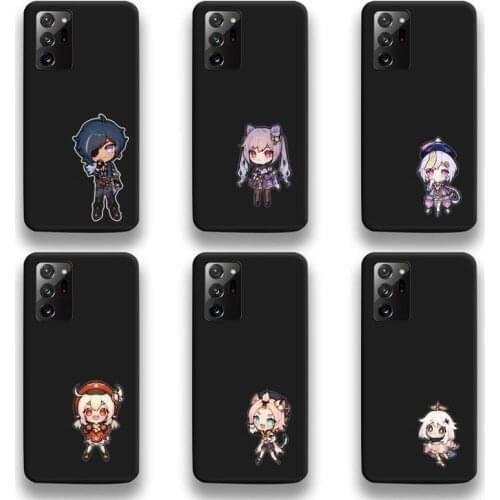Genshin Impact Video game Phone Case For Samsung Galaxy Note20 ultra 7 8 9 10 Plus lite M51 M21 M31S J8 2018 Prime