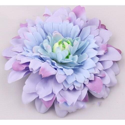Flower heads chrysanthemum 9cm silk daisy Artificial Flowers head for wedding holiday supplies accessories diy