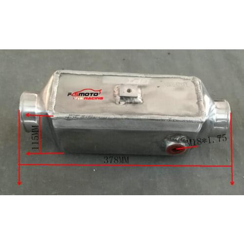 Front-Mount All Aluminum Turbo Water to Air Intercooler Extra Cooling New