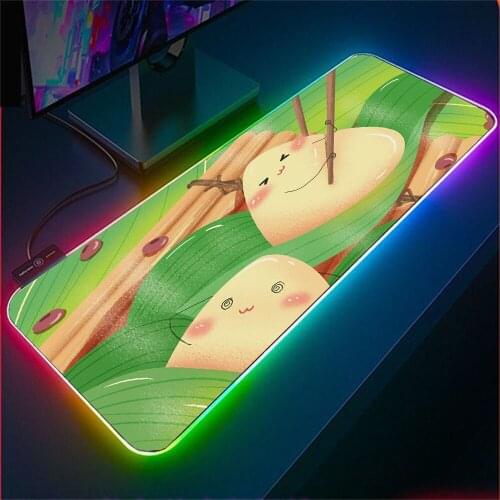 Earth Game Computer Mouse Pad RGB Big Player XXL Mouse Carpet Large Pad Computer Desktop Game Pad with LED Backlight 40x90cm
