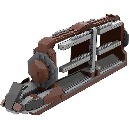 Star movie war childrens robot war MOC building blocks battle spaceship transport toy robot vehicle assembly brick toy