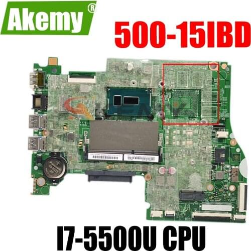 Akemy LT41 MB 14217-1M Laotop motherboard for Lenovo YOGA 500-15IBD FLEX3-1570 (15 inch) original mainboard I7-5500U GM