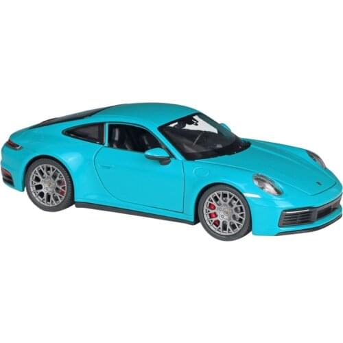 WELLY 1:24 Porsche 911 Carrera 4S (992) Sports Car Simulation Alloy Car Model Decoration Collection Toy Tool Gift Original Box