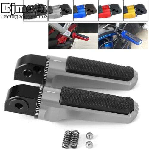 Foot Pegs Rear Passenger Pedal For YAMAHA YZF-R1 YZF-R1M YZF-R6 2003-2020 YZFR1 YZFR1M YZFR6 YZF R1 R1M R6 Motorcycle Footpeg