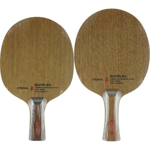 SUNFLEX ETERNAL Table Tennis Racket 7 ply wood long handle short handle PingPong blade