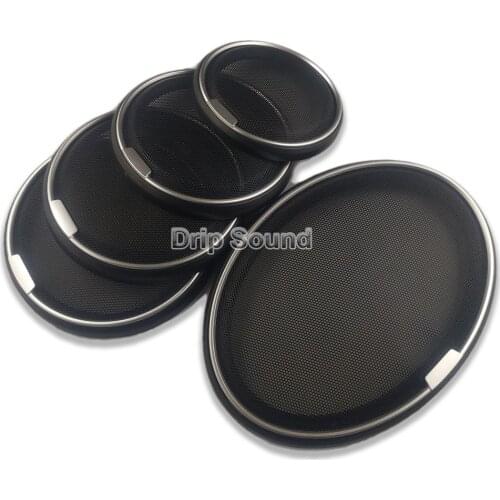 For 4"/5"/6"/6.5"/6"x9" inch Car Audio Speaker Conversion Net Cover Decorative Circle Metal Mesh Grille