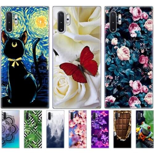 Silicon phone case cover For Samsung Galaxy Note 10 Note10 Case Soft TPU Back Cover For Samsung Note 10 plus fundas Coque bumper