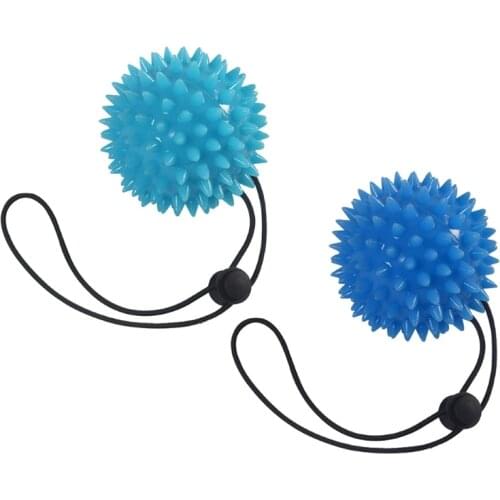 Hand Grip Silicone Ball Finger Practice Hemiplegia Exercise Muscle Power Rubber Physical Therapy Rehabilitation Training