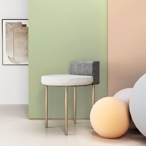 Makeup Stool Modern Light Luxury Creative Nordic Chair Bedroom Dressing Мебель Sillas Comedor Living Room Furniture Household