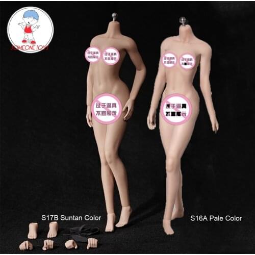TBLeague 1/6 Female Narrow Shoulder Body S16A S17B Collectible 12 inches Women Action Figure Seamless Body Phicen Doll
