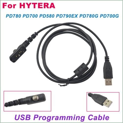 USB Programming Cable for HYTERA PD780 PD780G PD700 PD700G PD580 PD790Ex Digital Portable Two-way Radio