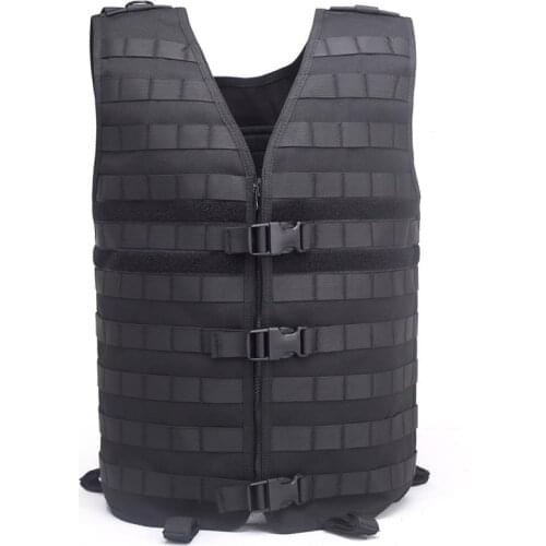 Military Tactical Vest Molle Assault Plate Carrier Airsoft Vest Adjustable Lightweight Mesh Vest Paintball CS Hunting Gear