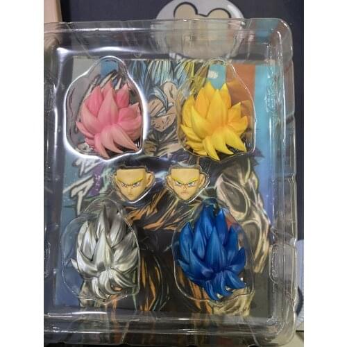In Stock Suit for SHF Super Blue Wukong Goku Vegetto Elegant Hair Sculpture Accessories Toy Model Figurals Brinquedos