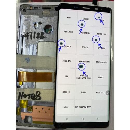 Lcd Note 8 For Samsung Galaxy Note 8 N950 N950F Defect Original Lcd Display Touch Screen Digitizer Assembly 6.3"