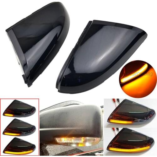 1Pair Side Mirror Flowing Flashing Lamp Dynamic Blinker LED Turn Signal Light For 2009-2013 Dodge Ram 1500 2500 3500