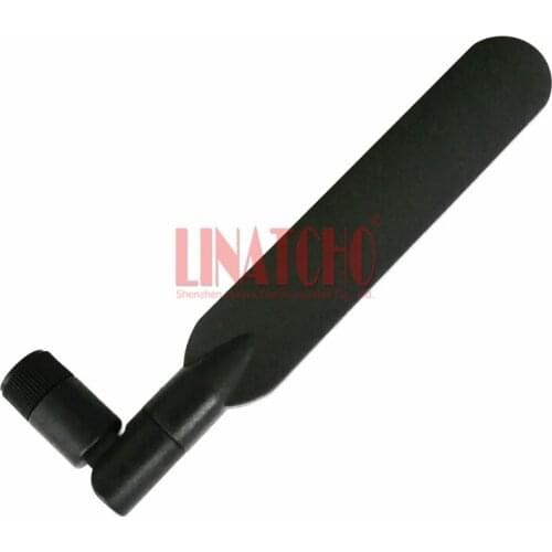 10 pcs dual band 2.4ghz 5.8ghz 6DB high gain whip omni directional RP-SMA connector antenna