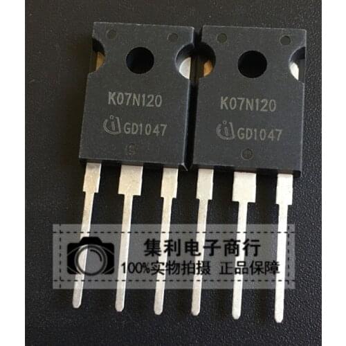 10pcs/lot K07N120 IKW07N120 TO-3P