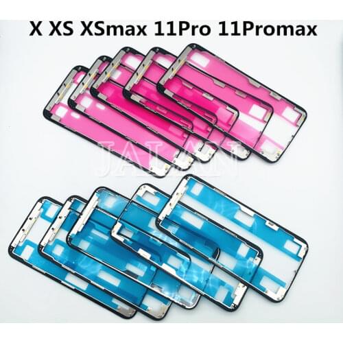 12 12Mini 12Pro 12Promax Middle Frame Bezel With Adhesive Sticker Use For Iphone LCD Repair 11Pro 11Promax X XS max Frame Parts