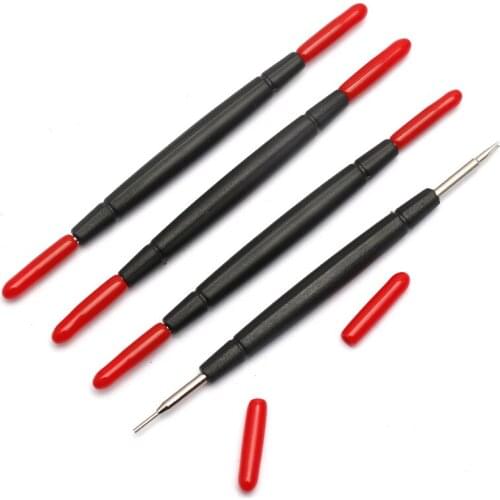 2pcs/lot Watch Spring bar Tool,Rubber Body Stainless Steel Tips Watch Strap Spring bar Removal Tools Watchband Adjusting Tool