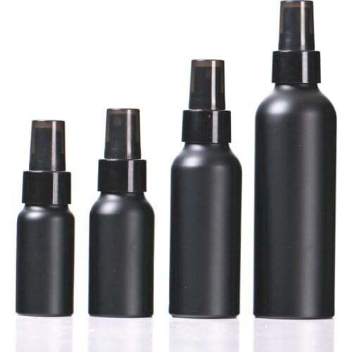 30ml 50ml 100ml 150ml Black Spray Bottle Fashion Empty Cosmetic Containers Refillable Perfume Bottle Travel Bottle 20pcs/lot