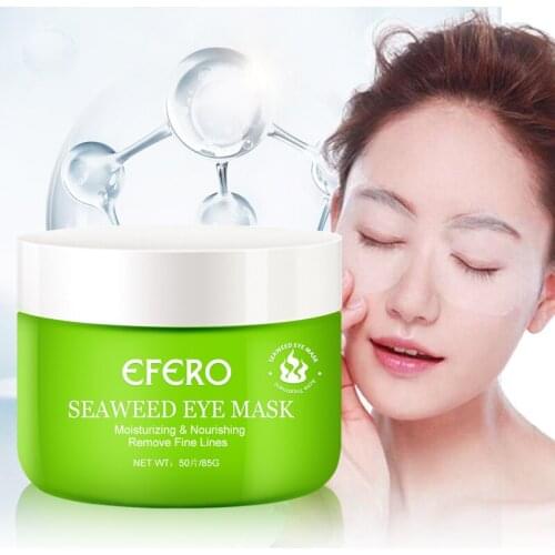 50PCS Seaweed Collagen Eye Masks Sleeping Crystal Eye Patches Moisturizing Dark Circles Under the Eyes Anti Age Eye Wrinkle