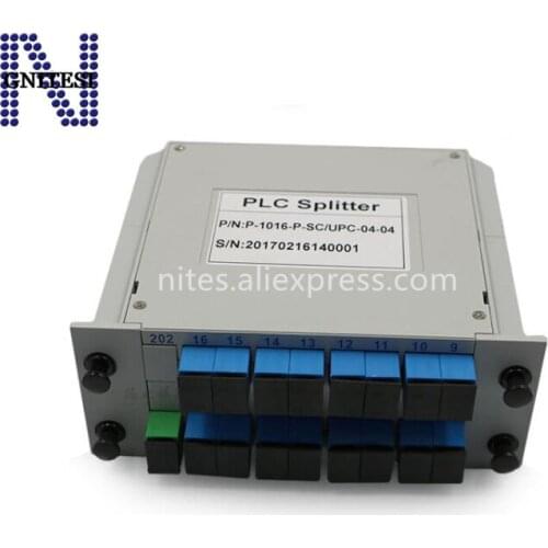 Free shipping SC-UPC Fiber Branching Device 1x16 splitter Fiber Optical Box with SC 1X16 PLC Splitter box