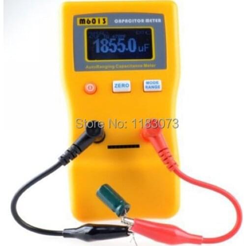 Brand Auto Ranging Electronic Capacitance Meter Professional Capacitor Tester 0.01pF to 470mF Up to 1% M6013 V2 FreeShipping