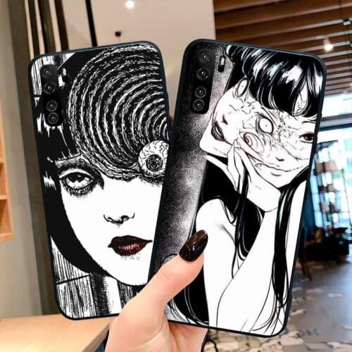 Anime Japan Junji Ito Tees Horror Phone Case for Huawei P20 P30 P40 lite E Pro Mate 30 20 Pro P Smart 2020 prime