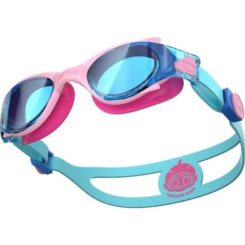 Childrens Swimming Goggles Boys and Girls Waterproof Anti-Fog HD Swimming Glasses Professional Large Frame Free Shipping