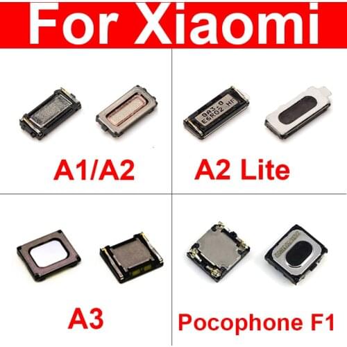 Earpiece Speaker For Xiaomi Mi A1 A2 Pocophone F1 Lite Ear Speaker Sound Earphone Ear Piece Flex Cable Replacement Repair Parts