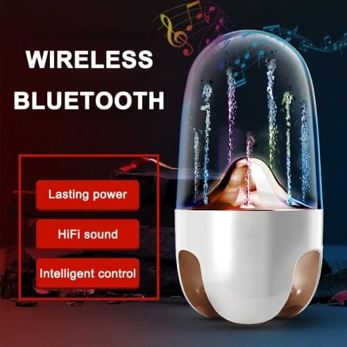SP2 Speaker HiFi Sound Portable Wireless Bluetooth Speakers Stereo Sound Colorful LED Light Music Fountain Speaker
